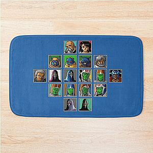 Classic Phantasy Star 4 Character Portraits Bath Mat