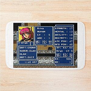 Classic Phantasy Star IV Rika Stats Bath Mat