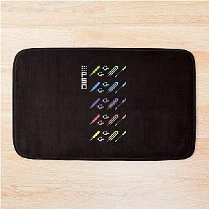 Phantasy Star Online HUnter Weapons Bath Mat