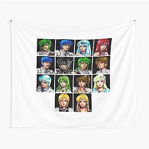 Classic Phantasy Star 3 Character portraits Tapestry