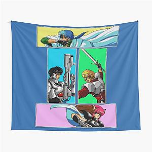 Classic Phantasy Star 4 heroes Tapestry