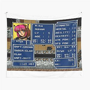 Classic Phantasy Star IV Rika Stats Tapestry