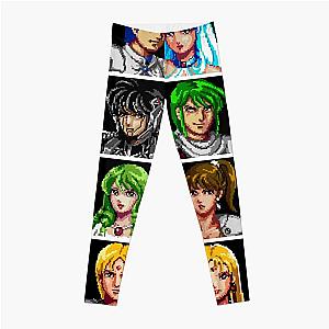 Classic Phantasy Star 3 Character portraits Leggings