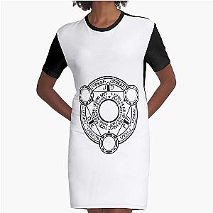 Phantasy Star Online  Logo Black Graphic T-Shirt Dress