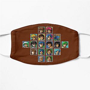 Classic Phantasy Star 4 Character Portraits Flat Mask