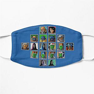 Classic Phantasy Star 4 Character Portraits Flat Mask