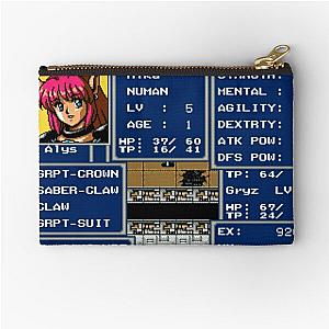 Classic Phantasy Star IV Rika Stats Zipper Pouch