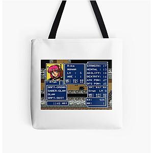 Classic Phantasy Star IV Rika Stats All Over Print Tote Bag