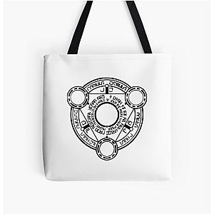 Phantasy Star Online  Logo Black All Over Print Tote Bag