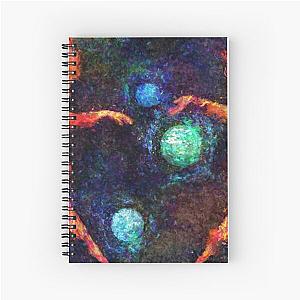 Phantasy Star II Title Screen Impressionist Painting Spiral Notebook