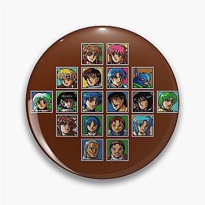 Classic Phantasy Star 4 Character Portraits Pin