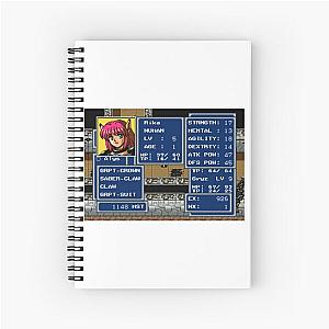 Classic Phantasy Star IV Rika Stats Spiral Notebook