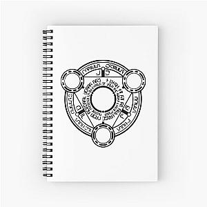 Phantasy Star Online  Logo Black Spiral Notebook