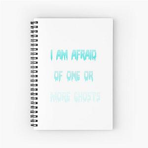 phasmophobia,ghost,funny, boo dark horror Spiral Notebook