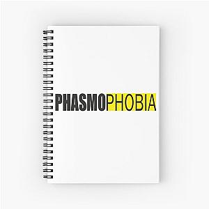 of of phasmophobia,ghost,funny, boo dark horror Spiral Notebook