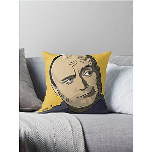 Phil Collins Throw Pillow