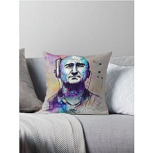 music with Phil Collins  Throw Pillow