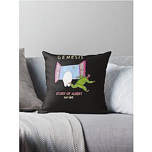 Best of English Rock Singer Genesis Band Phil Collins Logo Throw Pillow