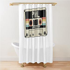 Gift For Men Crimson Phil Collins Vintage Photograp Shower Curtain