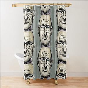 sketch of Phil Collins face Shower Curtain