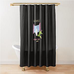 Best of English Rock Singer Genesis Band Phil Collins Logo Shower Curtain