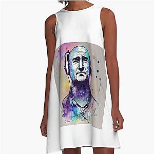 music with Phil Collins  A-Line Dress