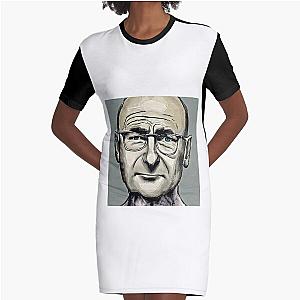 sketch of Phil Collins face Graphic T-Shirt Dress