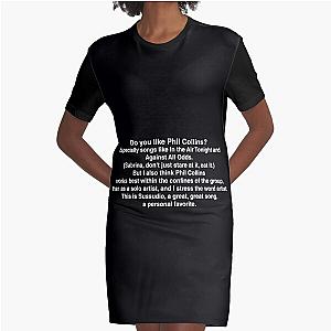 American Psycho - Do You like Phil Collins? Graphic T-Shirt Dress