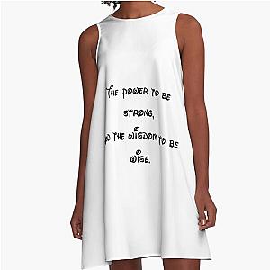 Phil Collins Lyrics A-Line Dress