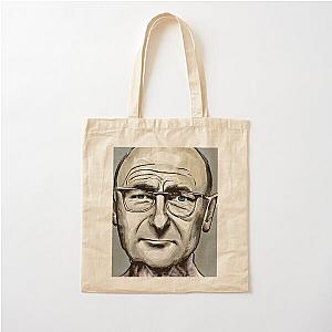 sketch of Phil Collins face Cotton Tote Bag