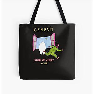 Best of English Rock Singer Genesis Band Phil Collins Logo All Over Print Tote Bag