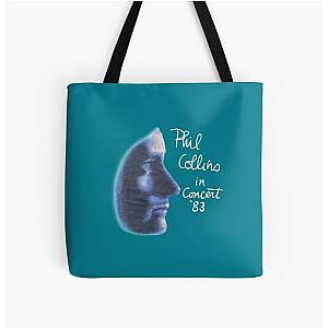 Vtg. Phil Collins 1983 Tour All Over Print Tote Bag