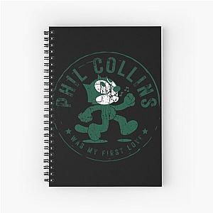 Art - phil collins Spiral Notebook