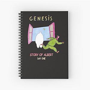 Best of English Rock Singer Genesis Band Phil Collins Logo Spiral Notebook