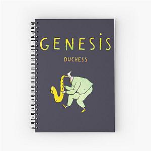 Graphic Genesis music band the Phil Collins Gifts For Women Spiral Notebook