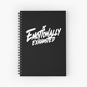 Best philip defranco merch emotionally exhausted Spiral Notebook