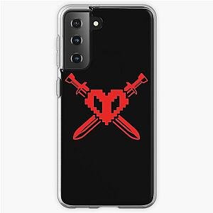 Philza Cases - Ph1lza Shirt Philza m-erch red Crossed Hardcore Heart s Gift For Fans, For Men HALLOWEEN COMING and Women, Gif Samsung Galaxy Soft Case RB1111