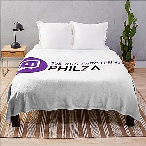 Philza Blanket - twitch prime Philza Throw Blanket RB1111