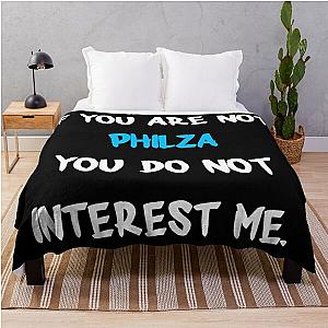 Philza Blanket - If you are not - Philza Throw Blanket RB1111