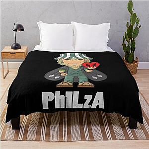 Philza Blanket - Graphic Philzas Cosplay Bucket Hat Love Video Games Throw Blanket RB1111