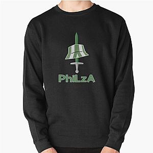 Philza Sweatshirts - Vintage Philza Gaming Vaporware Anime Pullover Sweatshirt RB1111