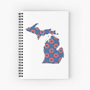 Phish Fishman Donut Michigan Phan Apparel and Accessories Spiral Notebook