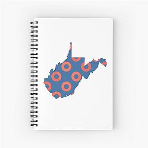 Phish Fishman Donut West Virginia Phan Apparel and Accessories Spiral Notebook