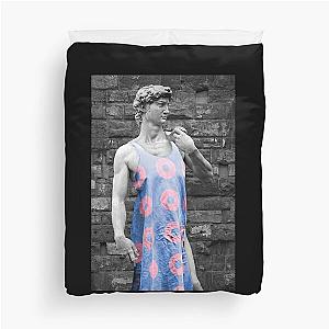 Phish Fishman Donut Dress on David Statue YEM Shirts and Accessories Duvet Cover