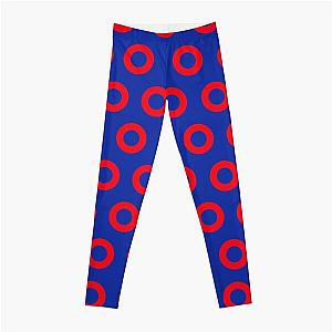 Jon Fishman - Phish Drummer Red Circle Print Leggings