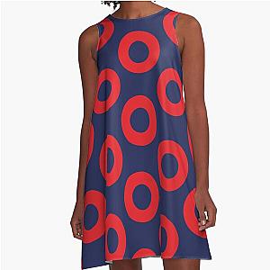 Fishman Doughnut Phish Pattern by Custeez A-Line Dress