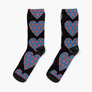 Phish Fishman Donut Heart Socks