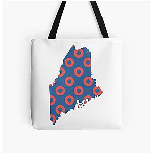 Phish Fishman Donut Maine Phan Apparel and Accessories All Over Print Tote Bag