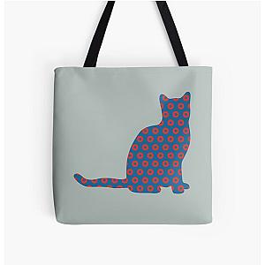 Phish Cat Donuts All Over Print Tote Bag