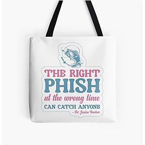 The right phish at the wrong time can catch anyone All Over Print Tote Bag